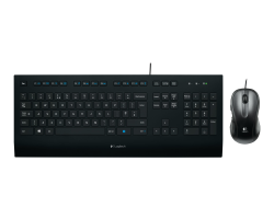 Logitech Corded K280e - keyboard - US International