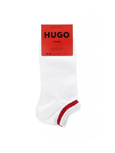Set çorape për meshkuj Hugo Boss, 2 palë, të bardha