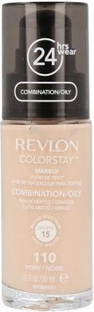 Pudër e lëngshme Revlon Colorstay për lëkurë të yndyrshme 110 Ivory, 30ml