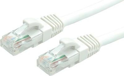 Kabllo Value Patchcord RJ45 (21.99.1471), 1m, UTP - CAT 6a, e bardhë 
