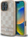 Mbulesë telefoni DKNY prej lëkure PU me katrorë shahu, për iPhone 16 Pro, kornizë TPU, rozë