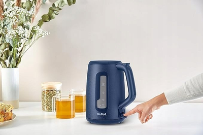 Zierëse elektrike Tefal KO2M0410 Morning, 1.7L, 2400W, blu