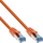 Kabllo rrjeti InLine S/FTP Cat 6A, 1.5 m, 500 MHz, portokalli