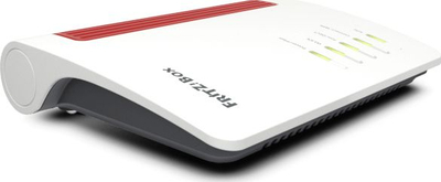 Ruter FRITZ!Box 5530 Fiber, Wi‑Fi 6 dy‑bandësh, 2.5 Gbit LAN, i bardhë