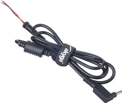 Kabllo rryme Akyga AK-SC-32, prizë 4.0 x 1.35 mm, 1.2 m, i zi