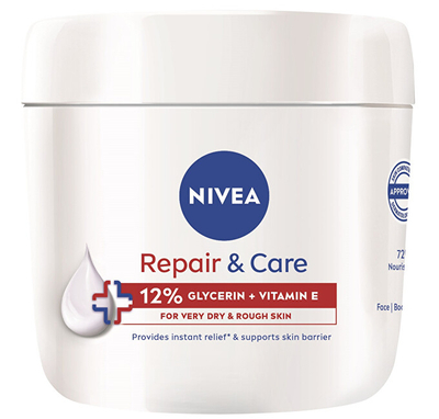 Krem trupi Nivea Repair & Care, 400 ml