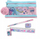 Set shkollor Kids Euroswan Stitch, 5 elemente, penar me 2 ndarje, rozë pastel