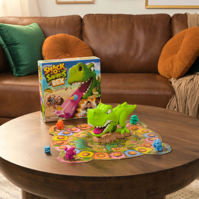 Lojë me shoqni Asmodee Snack O Saurus Rex, për kalamaj 5+, shumëngjyrëshe
