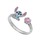 Unazë Disney Stitch Lilo &amp; Stitch DS00001SL-CS, argjend, për femra