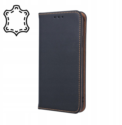 Kapak libri OEM Smart Pro për iPhone 17 Pro Max, lëkurë, funksion për ta bërë si mbajtëse, i zi