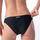 Top bikini për gra Aquawave Norte, rripa të rregullueshëm, mbyllje me kapëse, i zi