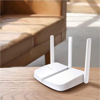 Ruter wireless Mercusys MW306R, 300Mbps, 2.4GHz, i bardhë