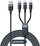 Kabllo USB Joyroom S-A18, 3 në 1, 3.5A, 0.3m, e zezë