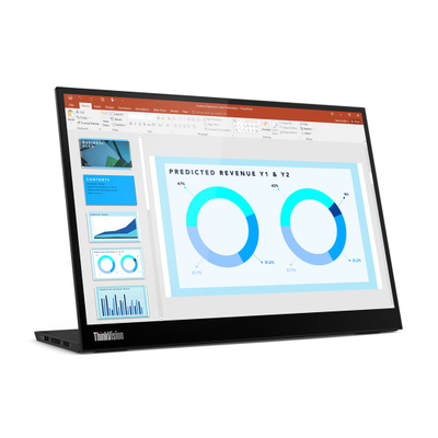 Пренослив монитор Lenovo ThinkVision M14d, 14\", IPS, USB C, црн