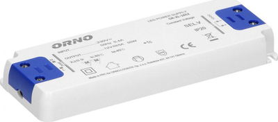 Furnizues LED ORNO OR-ZL-1652, 12VDC, 50W, i bardhë