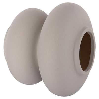 Dekor tavoline qeramike Rook Φ18x17Hcm (HM4629.03), gri
