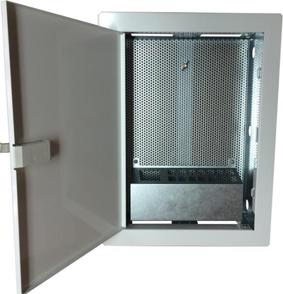 Kabinet multimedial Alantec FOOM-I-350-P, 350x250x90mm, 14 porta Keystone, i bardhë