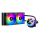 Ftohës procesori 1STPLAYER Thunderstorm TS1 240 ARGB, liquid 240mm, socket AM5 1700, i zi