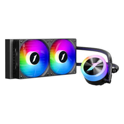 Ftohës procesori 1STPLAYER Thunderstorm TS1 240 ARGB, liquid 240mm, socket AM5 1700, i zi