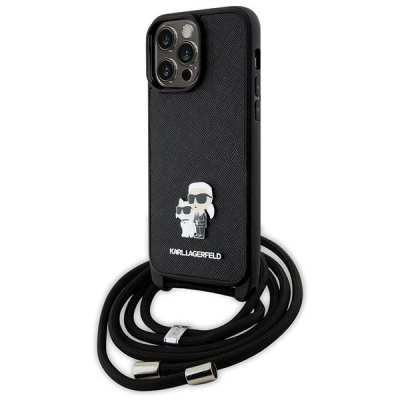 Kase telefoni Karl Lagerfeld KLHCP14XSAKCPSK, për iPhone 14 Pro Max 6.7", hardcase, e zezë