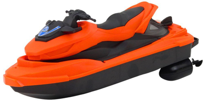 Lodër varkë me telekomandë RC Jet Ski 1:42, deri 30 km/h, gri portokalli
