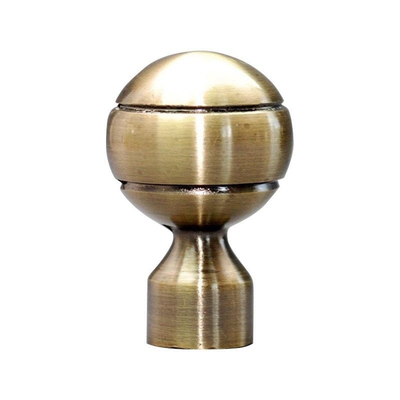 Përfundim shufre perde Domoletti PAOLA, D16, set 2 copë, ngjyrë ari