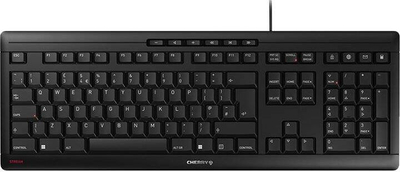 Tastierë Cherry Stream JK-8500GB-2, me kabllo, qetë, e zezë