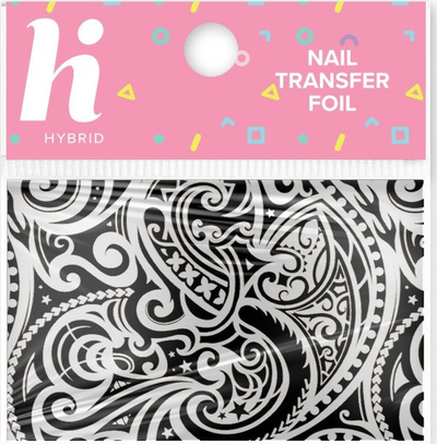 Folie transferuese për thonj HI HYBRID Bandana 04, dekorative, transparente