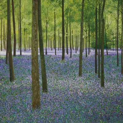 Karton urimi Susan Entwistle Forest of Bluebells, me zarf, dizajn artistik