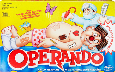 Lojë tavoline Hasbro Gaming Operation Classic B2176, elektronike, për kalamaj 6+