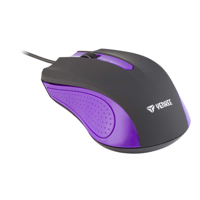 Maus YENKEE YMS 1015PE - USB, e zezë/vjollcë