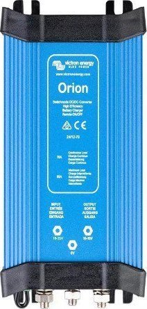 Konvertues DC DC Victron Energy Orion 24/12-70A, 24V në 12V, 70A, blu