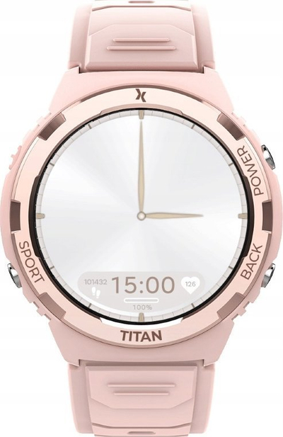 Паметен часовник Maxcom FW100 Titan Valkiria, следење на здравје, отпорен на вода, црн