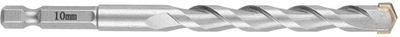 Spiralë për beton Graphite 56T405, HEX 10 mm, metalike