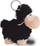 Varëse çelësash pelushi Nici Green Black Sheep, 9 cm, dele, e zezë