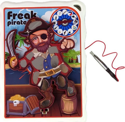 Loja tavoline Leantoys Freak Pirate, lojë aftësie për kalamaj 4+, shumëngjyrëshe