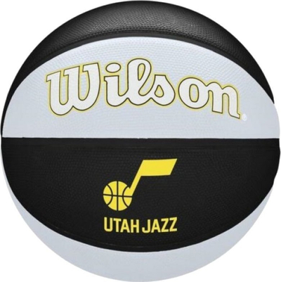 Top basketbolli Wilson NBA Team Tribute Utah Jazz WZ4011602XB, gome, i zi e bardhë