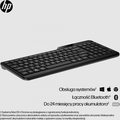 Tastierë HP, numerike, wireless, UK, e zezë