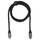Kabllo USB iBOX TC31G2, USB-C në USB-C, 1 m, i zi