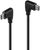 Kабел USB C Lindy 0.5m, USB 2.0, агол 90°, црн