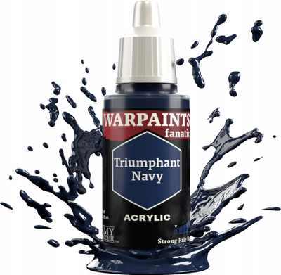 Ngjyrë akrilike The Army Painter Warpaints Fanatic Triumphant Navy, 18ml, blu e errët