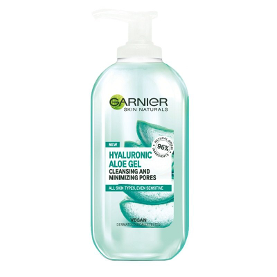 Pastrues për fytyrë Garnier, Hyaluronic Aloe Gel, 200 ml