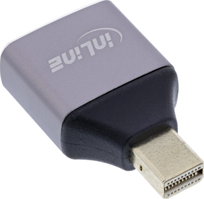 Adapter DisplayPort InLine 1.4, Mini DisplayPort në DisplayPort, 8K UHD, i zi