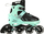 Patina inline Nils Extreme NA11230A, rrota me LED, nr. 35-38, ngjyrë mente me të zezë