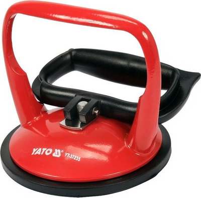 Kupë thithëse për xham Yato YT, 125mm, 60kg, argjendtë