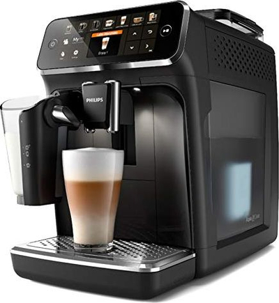 Makina automatike e kafesë Philips LatteGo EP5441/50, mulli keramik, sistem LatteGo, inox