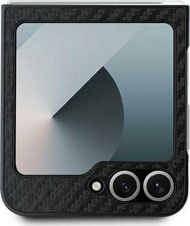 Maskë telefoni BMW Carbon Tricolour me MagSafe, për Samsung Galaxy Z Flip6, e zezë