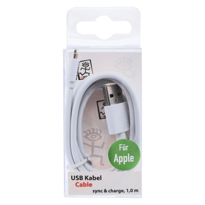 Kabllo Lightning 2GO 795781, 1m, USB, e bardhë