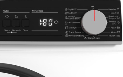 Lavatriçe Sharp ES-NFA012DW1NA-PL, 10kg, 1200rpm, e bardhë