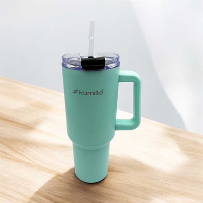 Термос Kamille 57284, 1200ml, инокс челик, ментол
